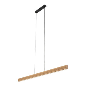 Lustră Viga din lemn, lemn pin periat îmbătrânit, Lungime 1205 mm, lățime 50 mm