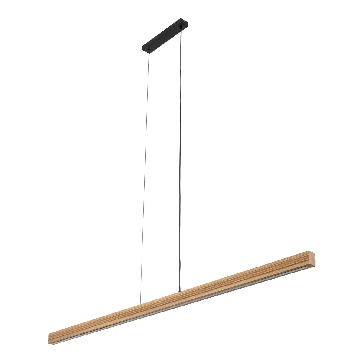 Lustră Viga din lemn, lemn pin periat îmbătrânit, Lungime 1605 mm, lățime 50 mm
