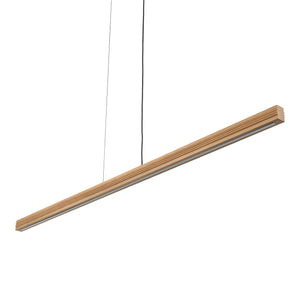 Lustră Viga din lemn, lemn pin periat îmbătrânit, Lungime 1605 mm, lățime 50 mm