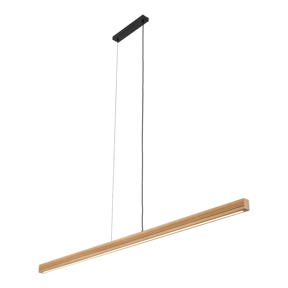 Lustră Viga din lemn, lemn pin periat îmbătrânit, Lungime 1605 mm, lățime 50 mm