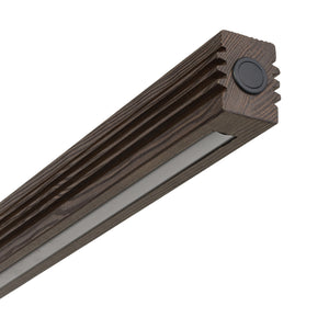 Lustră Viga din lemn, lemn pin periat nuc, Lungime 1605 mm, lățime 50 mm