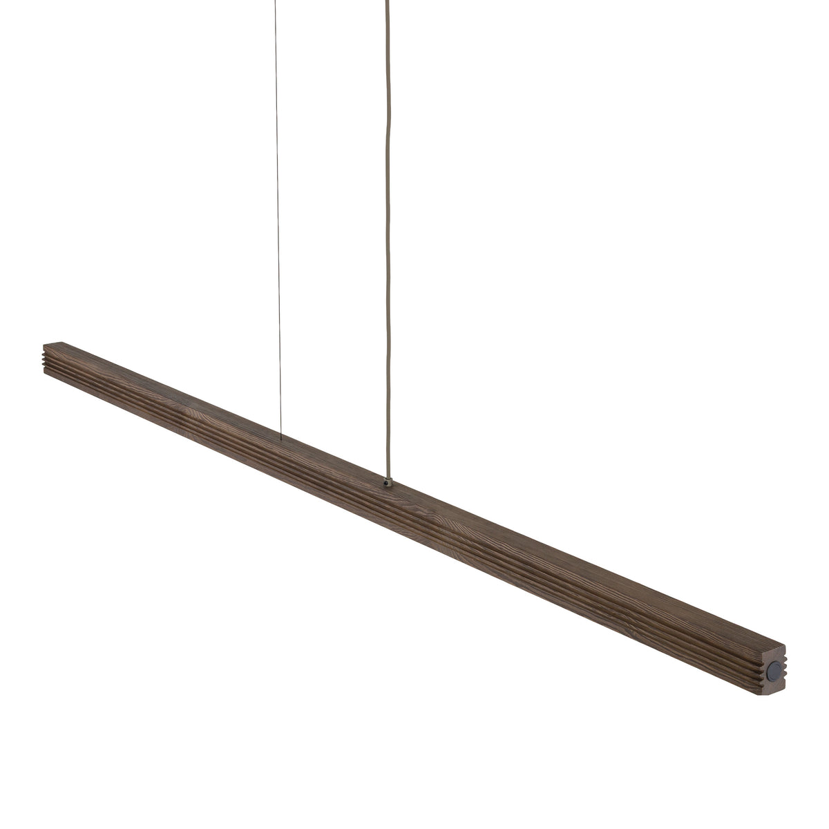 Lustră Viga din lemn, lemn pin periat nuc, Lungime 1605 mm, lățime 50 mm