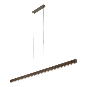 Lustră Viga din lemn, lemn pin periat nuc, Lungime 1605 mm, lățime 50 mm