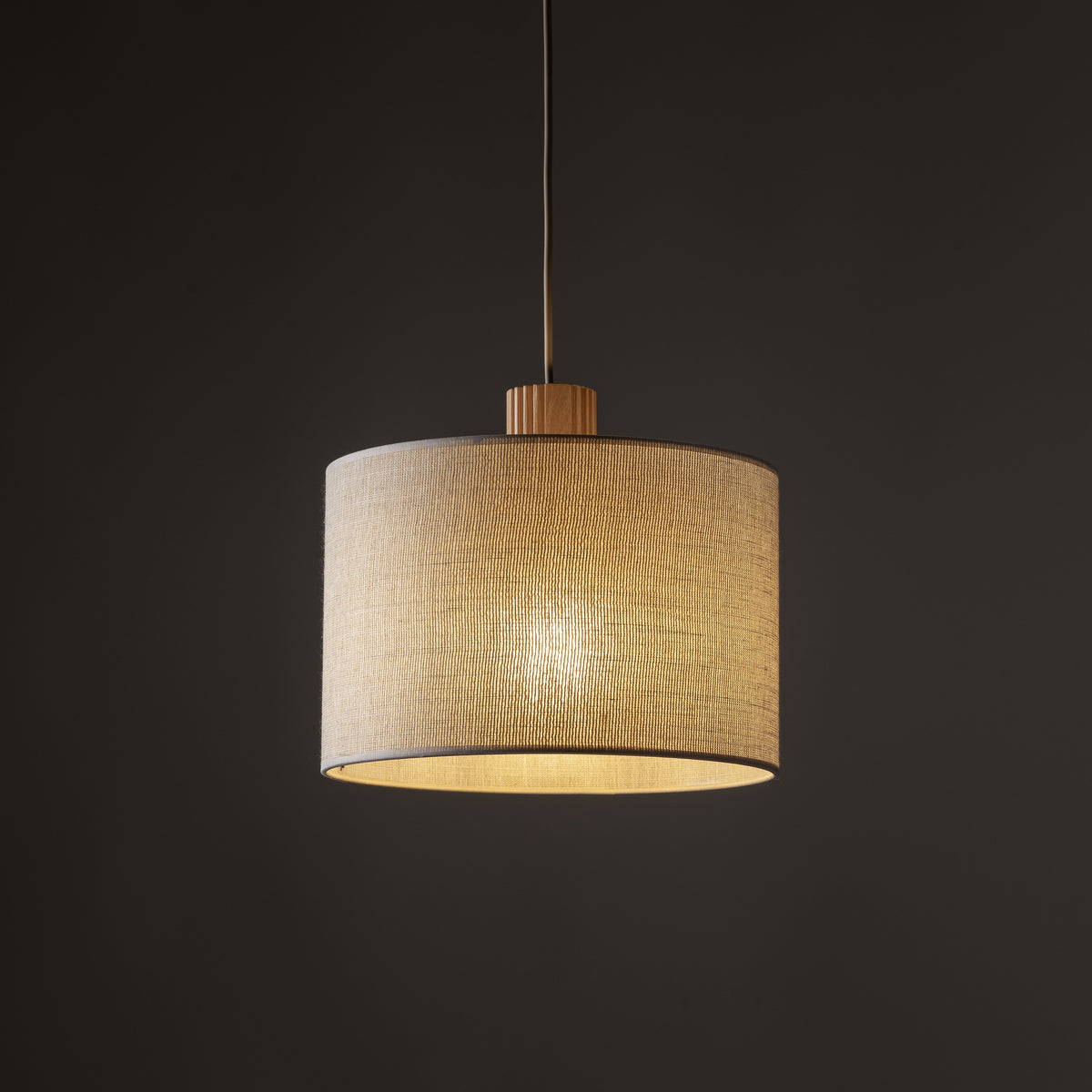 Lustră Viga Shade cu 1 bec, pin