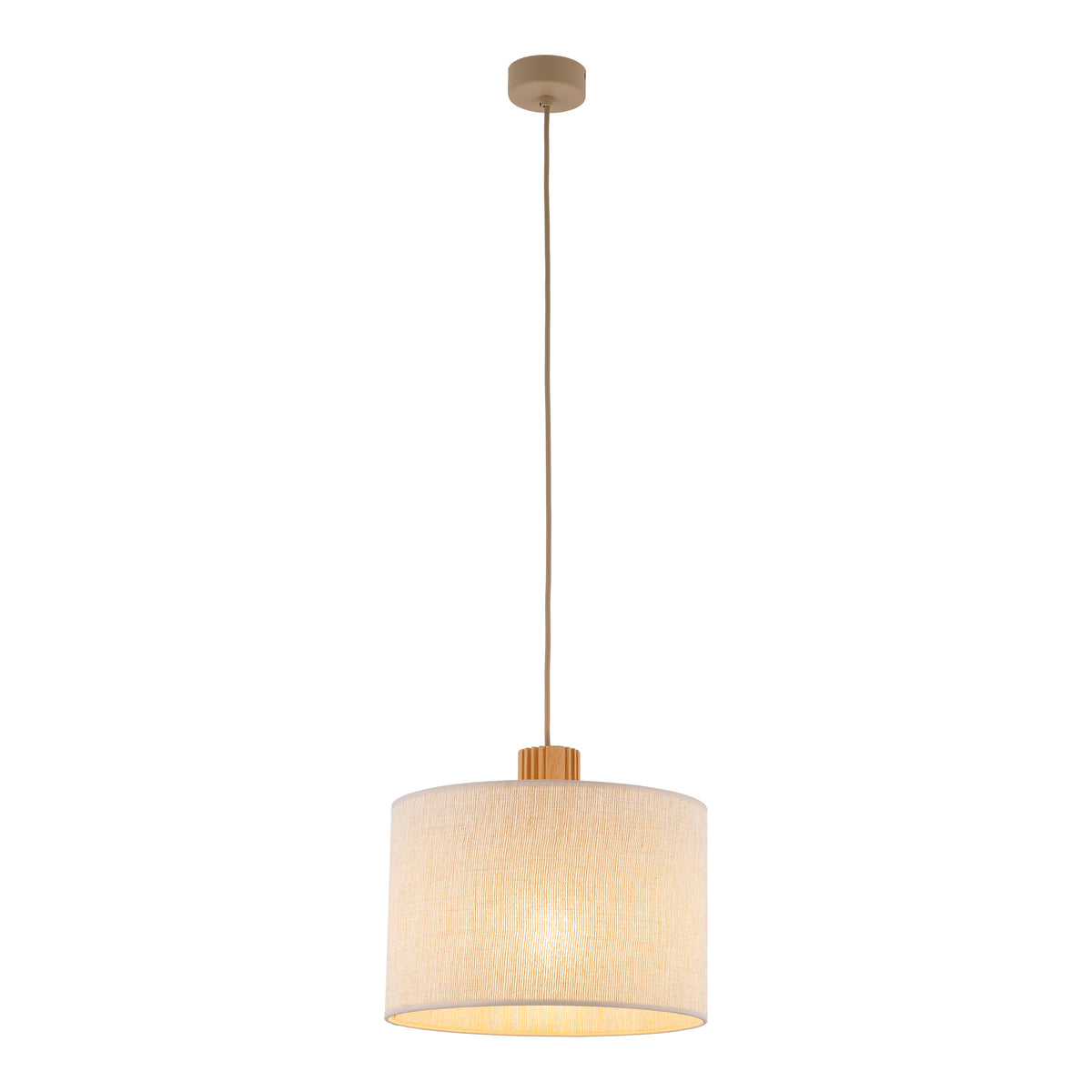 Lustră Viga Shade cu 1 bec, pin