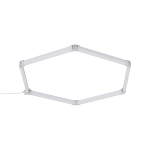 Panou LED Honey Comb, alb