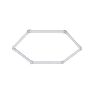 Panou LED Honey Comb, alb