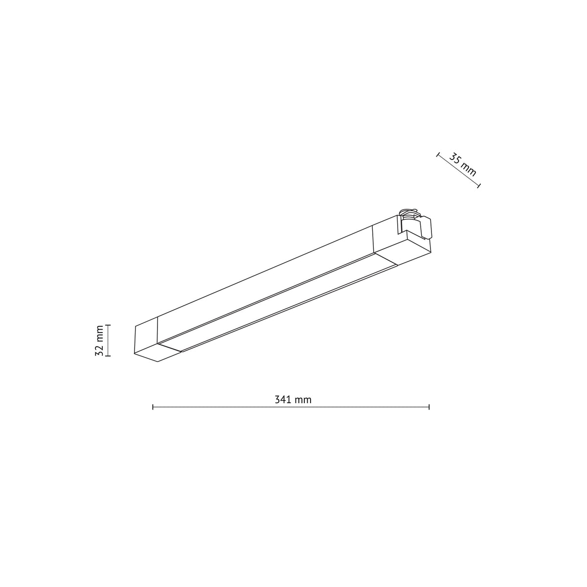 Panou LED Tracer, negru, 20 W