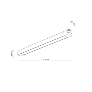 Panou LED Tracer, negru, 30 W