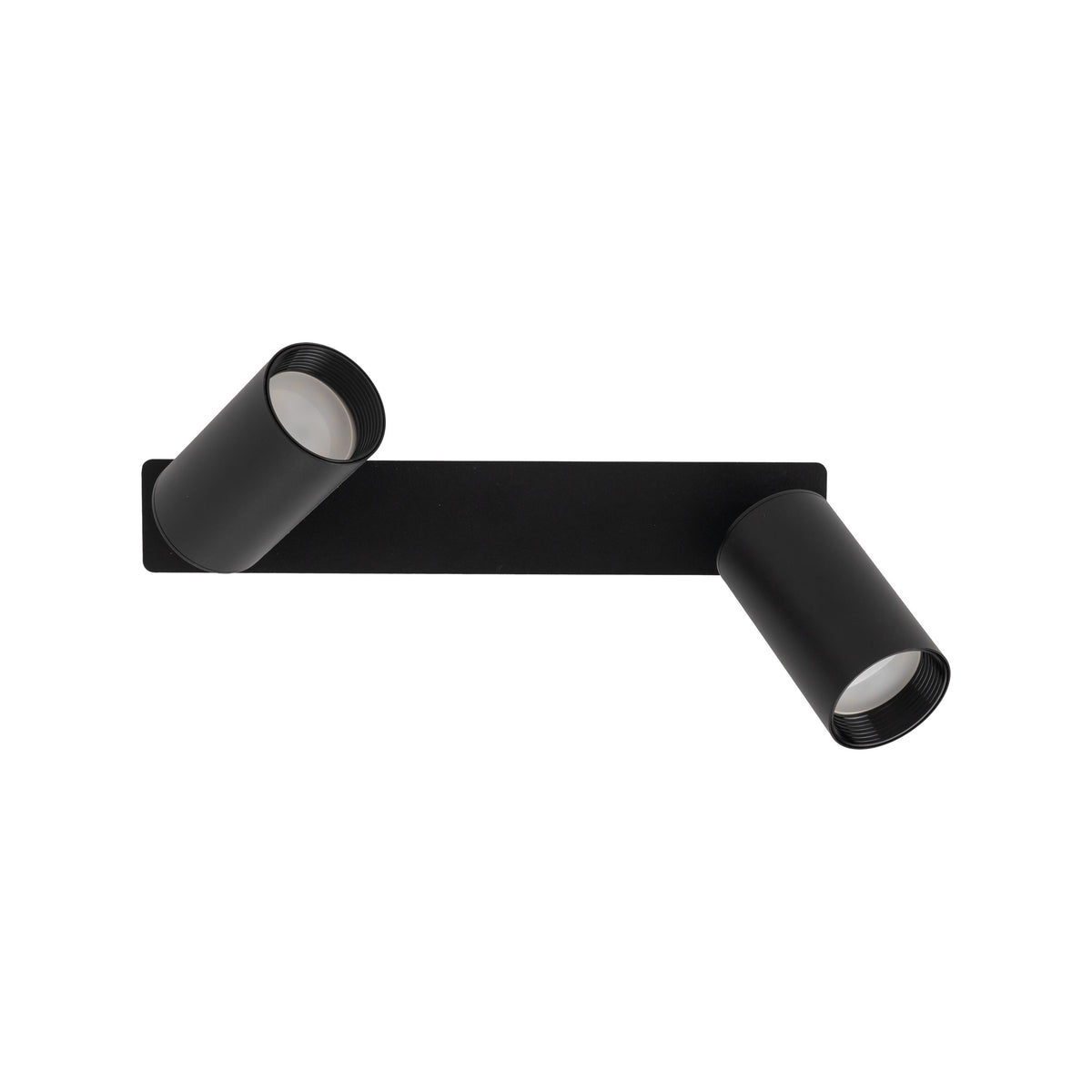 Plafonieră Amis de încastrat din metal, negru, 2 becuri