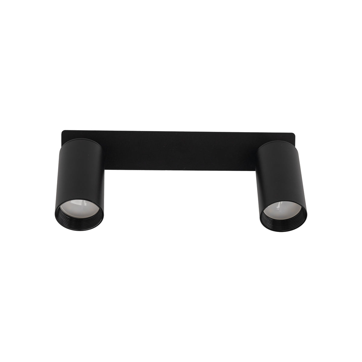 Plafonieră Amis de încastrat din metal, negru, 2 becuri