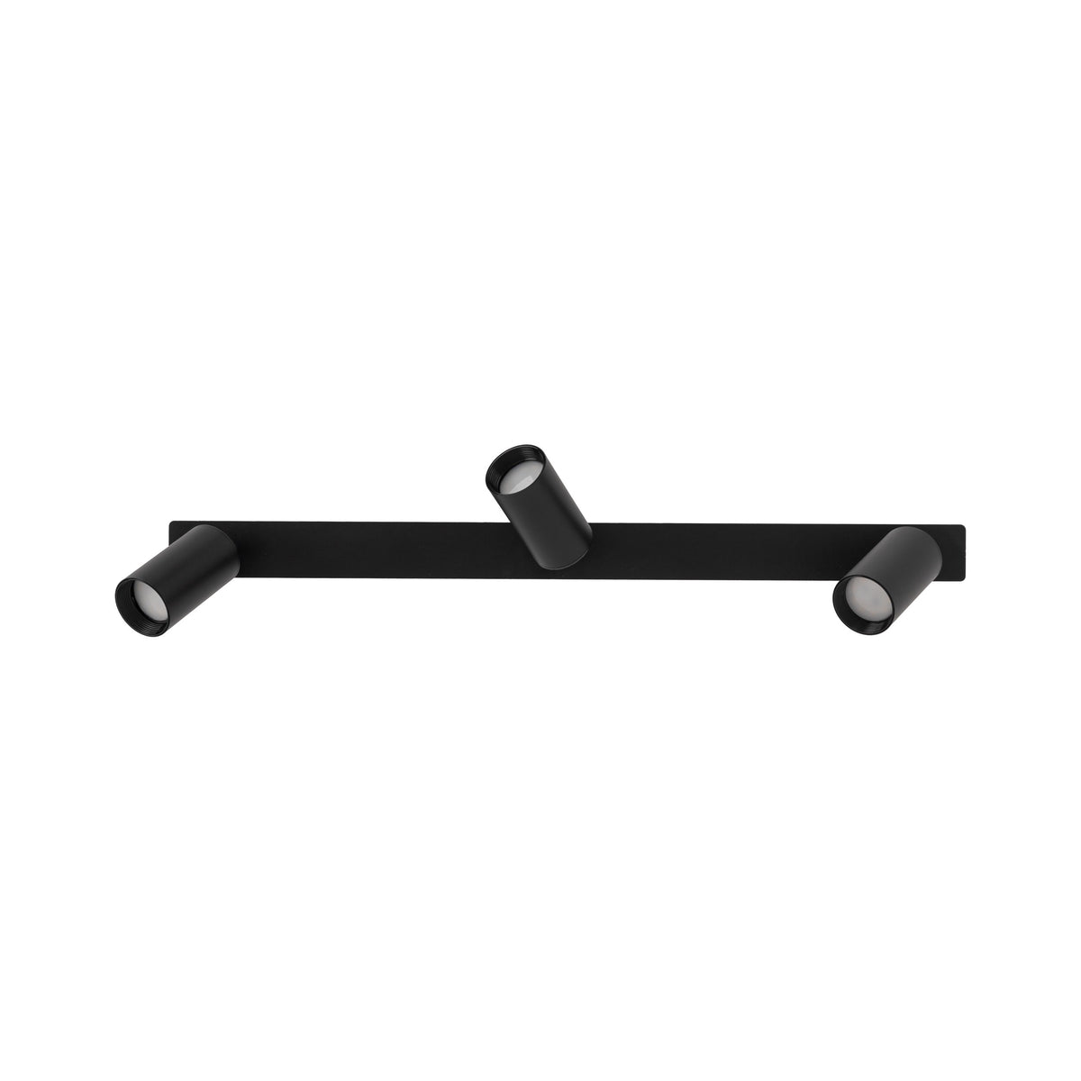 Plafonieră Amis de încastrat din metal, negru, 3 becuri