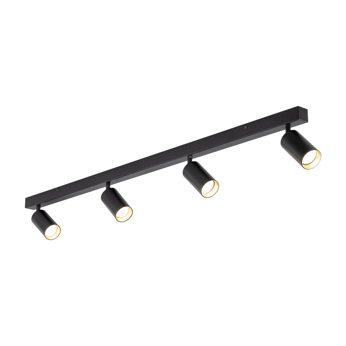Plafonieră Amis din metal, negru, 4 becuri