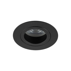 Plafonieră Aura din sticlă, negru