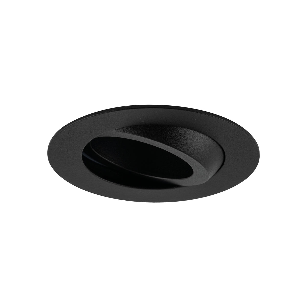 Plafonieră Aura din sticlă, negru