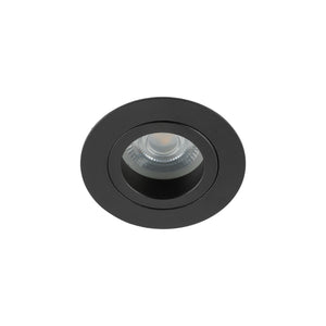 Plafonieră Aura din sticlă, negru