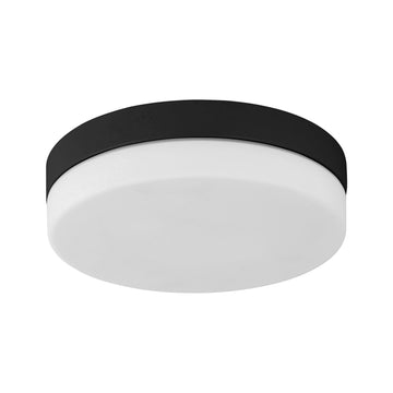 Plafonieră de baie Pori din sticlă, negru