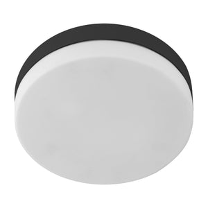 Plafonieră de baie Pori din sticlă, negru