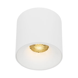 Plafonieră Blaze din aluminiu, alb, 30 W
