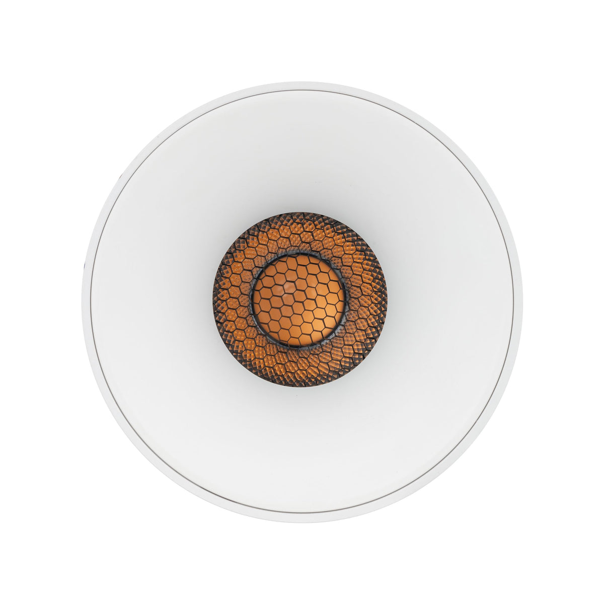 Plafonieră Blaze din aluminiu, alb, 30 W