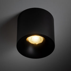 Plafonieră Blaze din aluminiu, negru, 30 W