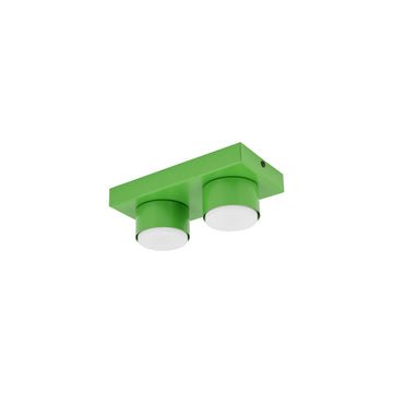 Plafonieră Brix din oțel, verde