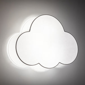 Plafonieră Cloud din metal, alb, 4 becuri