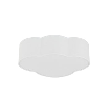 Plafonieră Cloud din metal, alb