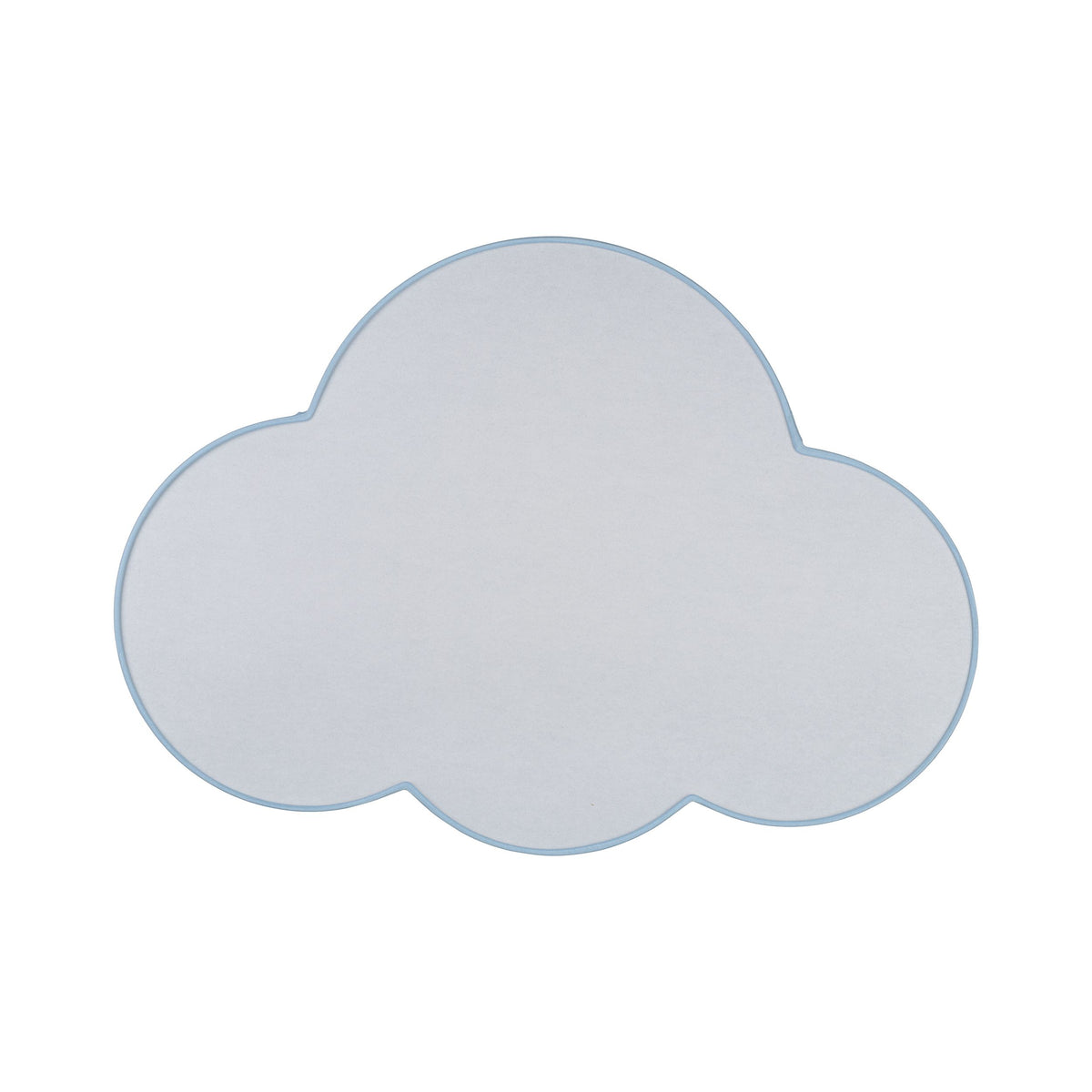 Plafonieră Cloud din metal, albastru pastel, 4 becuri