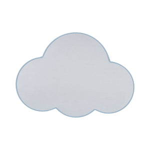 Plafonieră Cloud din metal, albastru pastel, 4 becuri