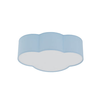 Plafonieră Cloud din metal, albastru pastel