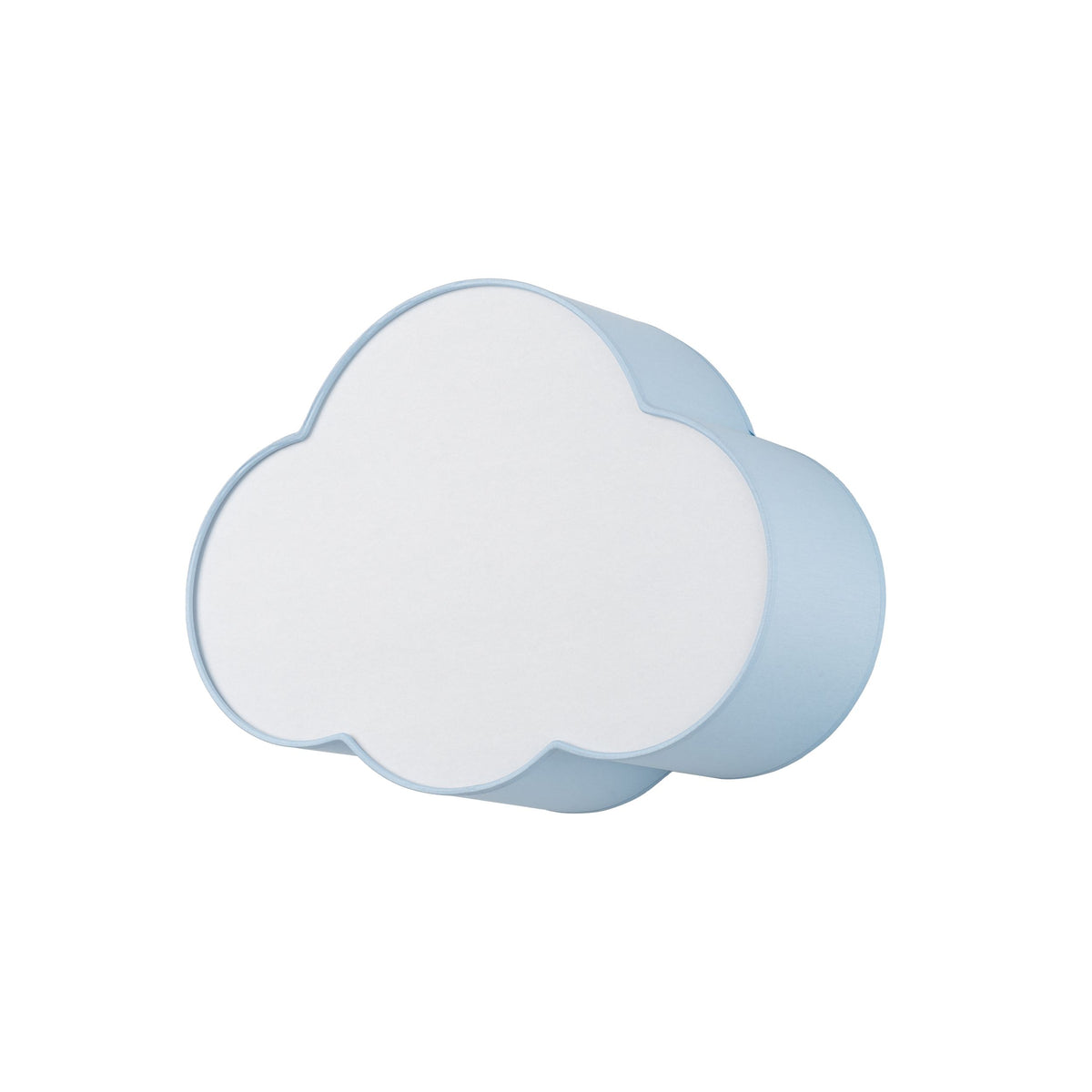 Plafonieră Cloud din metal, albastru pastel, Mini