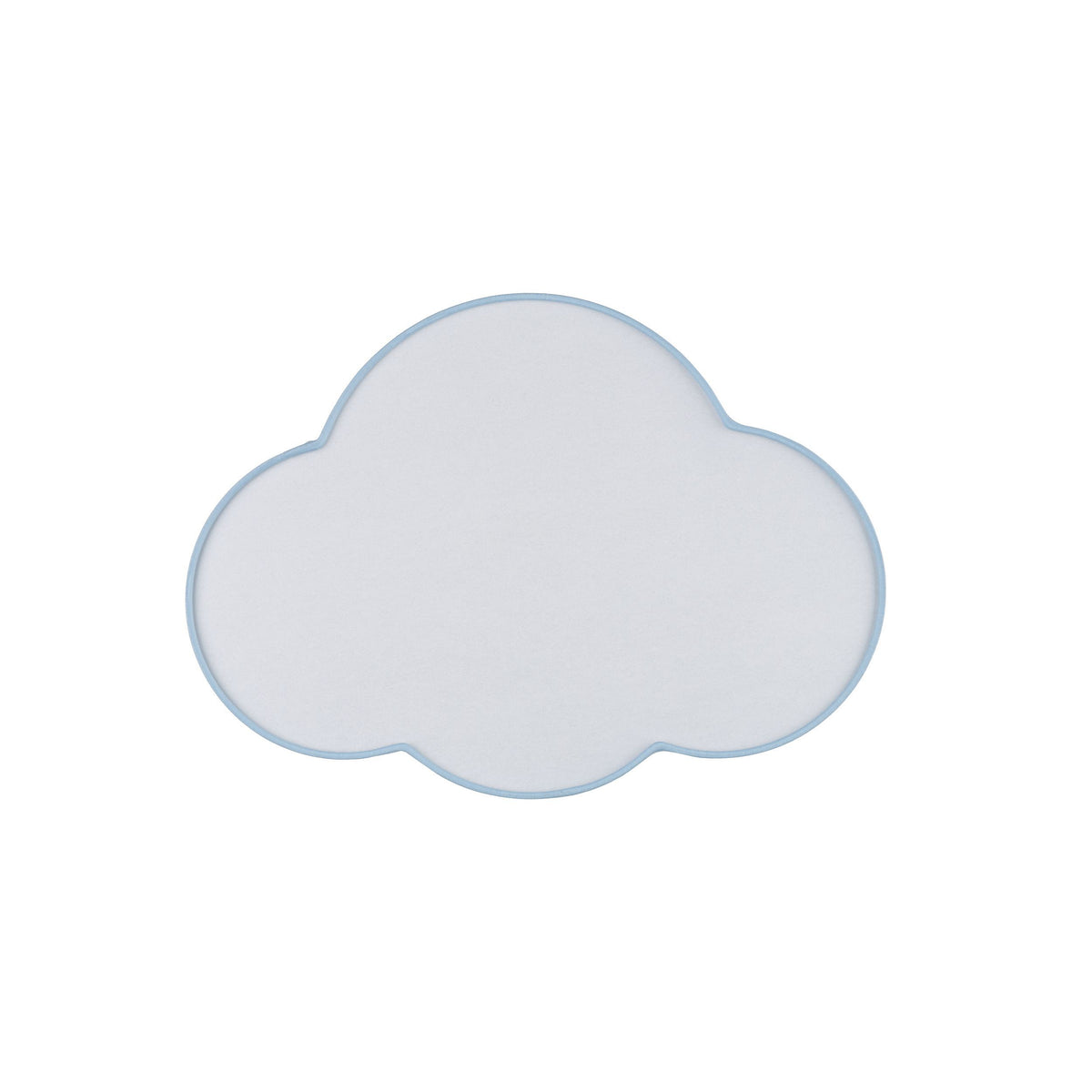 Plafonieră Cloud din metal, albastru pastel, Mini