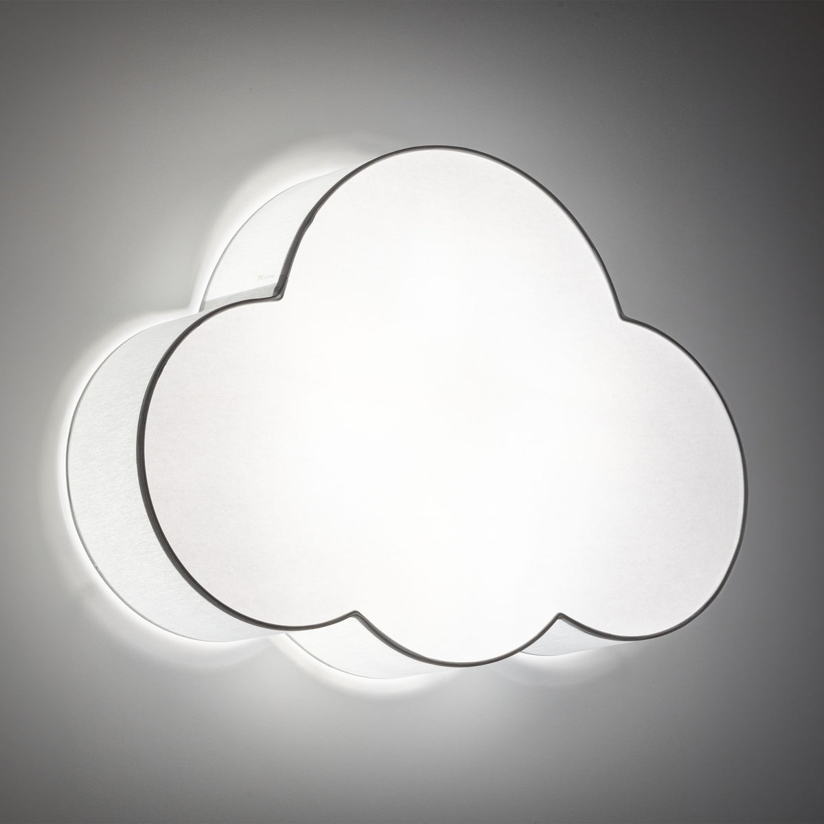 Plafonieră Cloud din metal, gri, 4 becuri