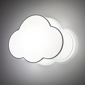 Plafonieră Cloud din metal, gri, Mini