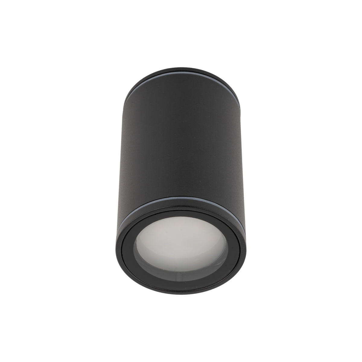 Plafonieră Flare din sticlă, negru