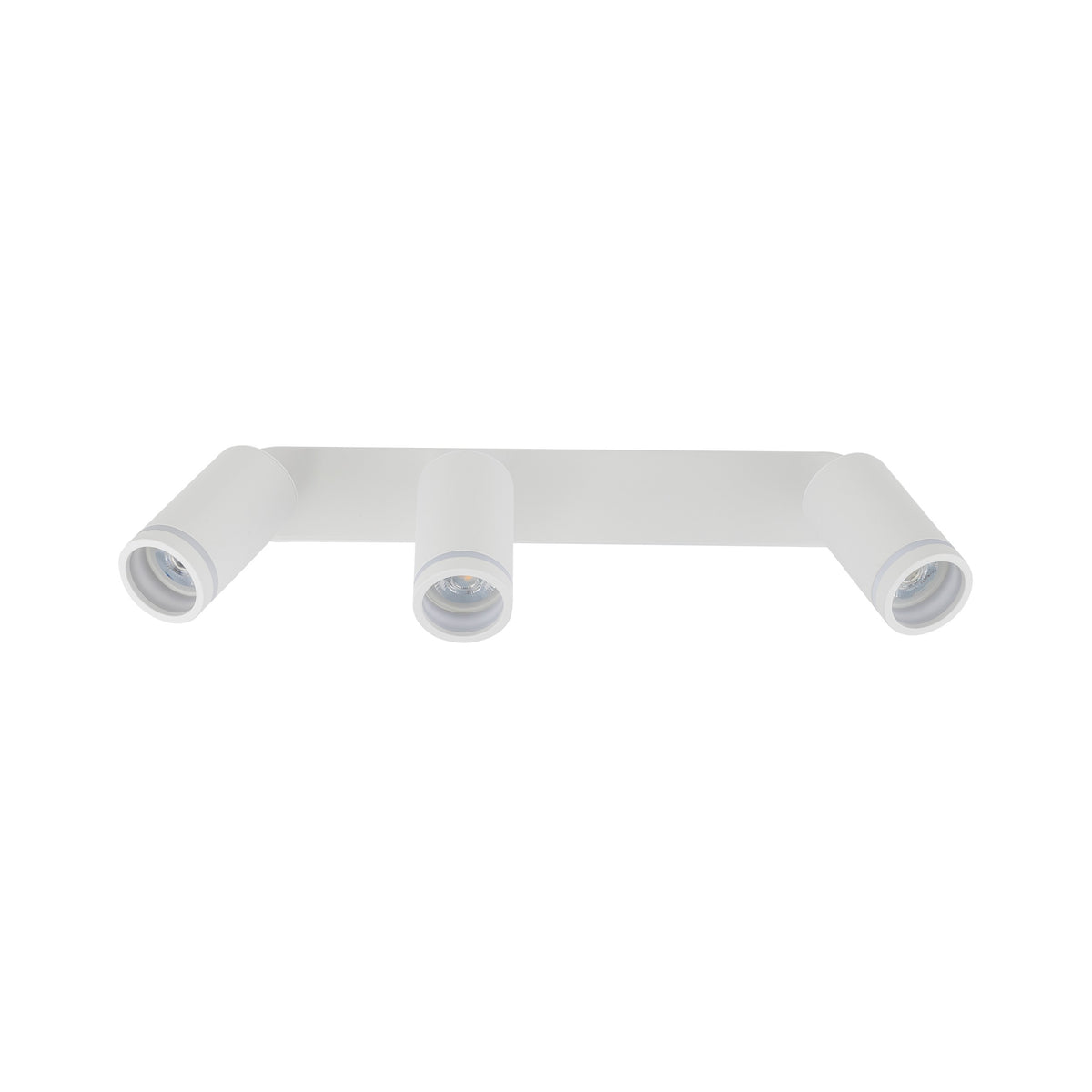 Plafonieră Jet din metal, alb, 3 becuri
