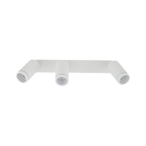 Plafonieră Jet din metal, alb, 3 becuri
