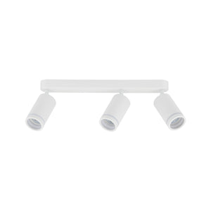 Plafonieră Jet din metal, alb, 3 becuri