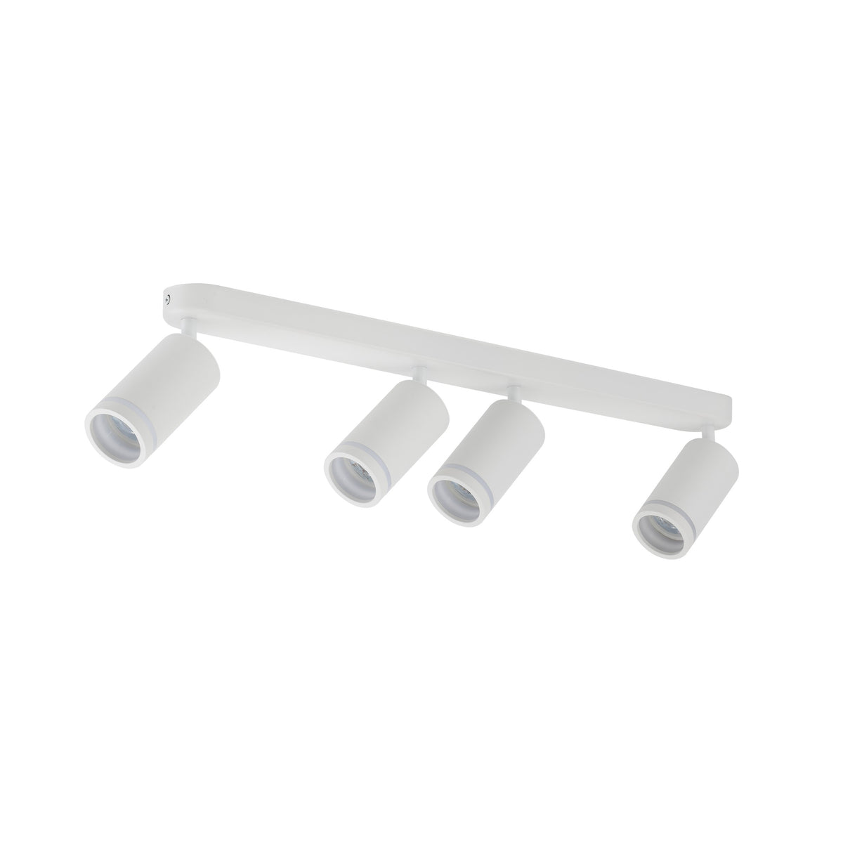 Plafonieră Jet din metal, alb, 4 becuri