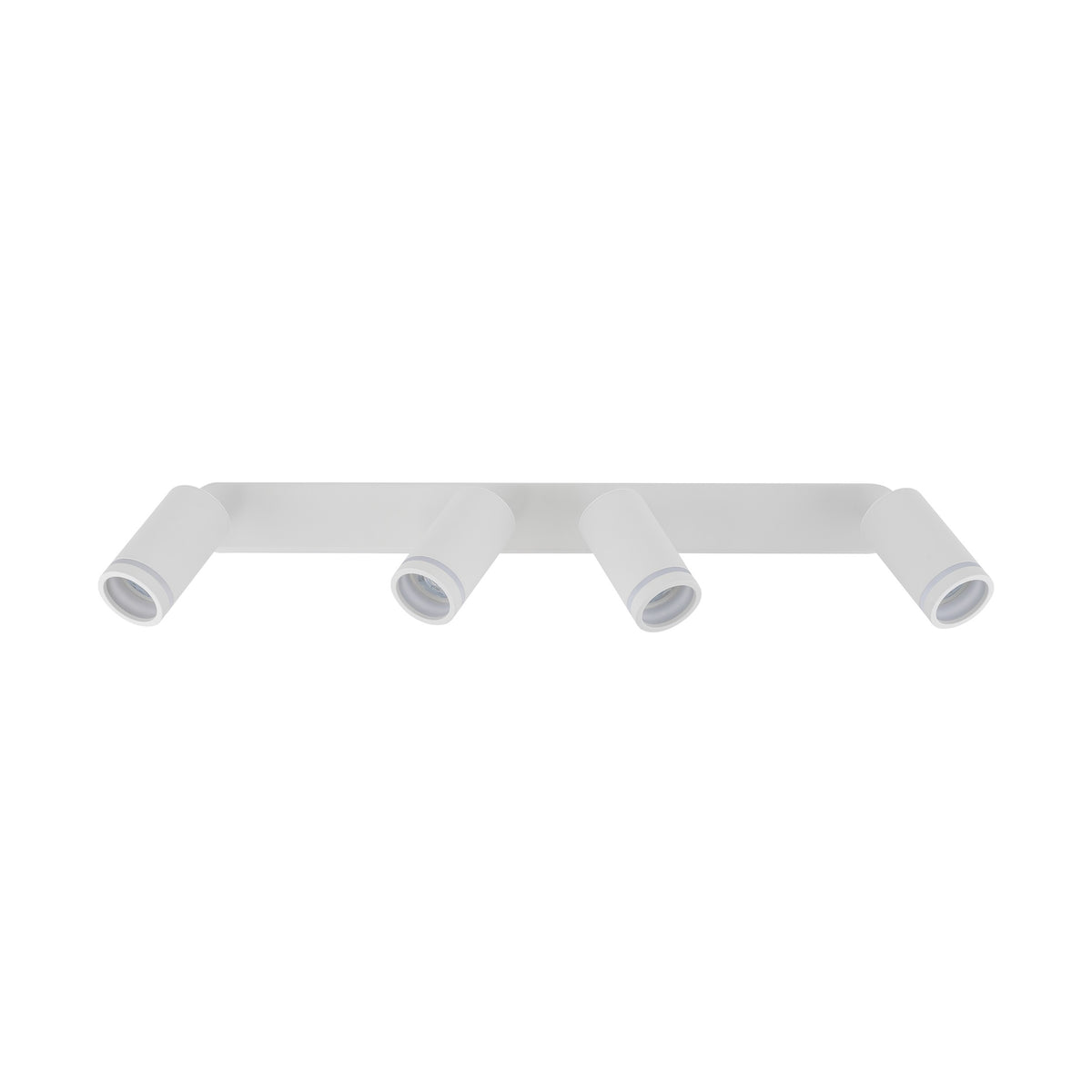 Plafonieră Jet din metal, alb, 4 becuri