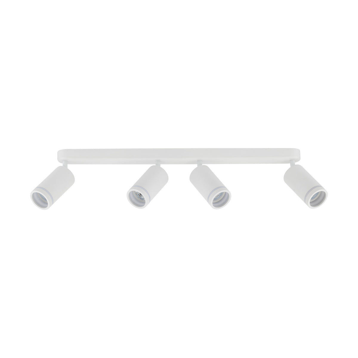 Plafonieră Jet din metal, alb, 4 becuri