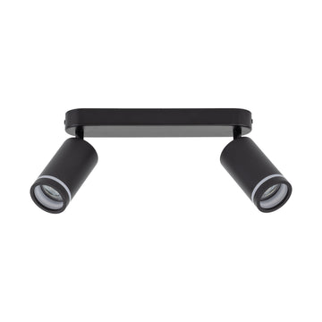 Plafonieră Jet din metal, negru