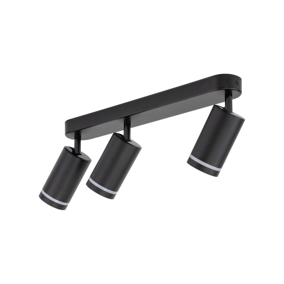 Plafonieră Jet din metal, negru, 3 becuri