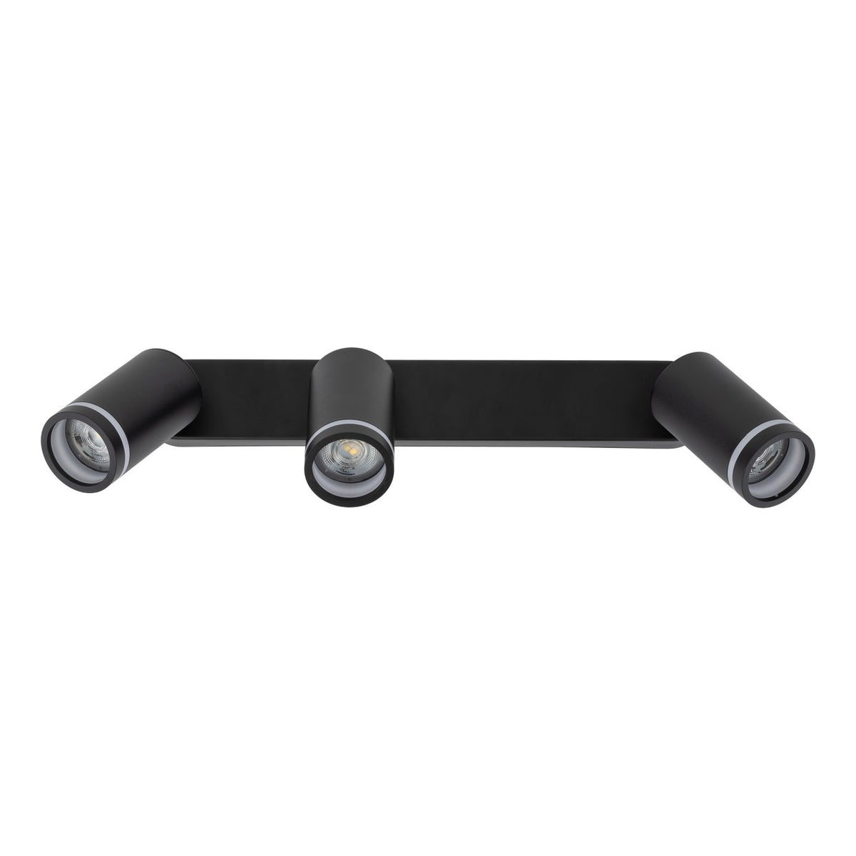 Plafonieră Jet din metal, negru, 3 becuri