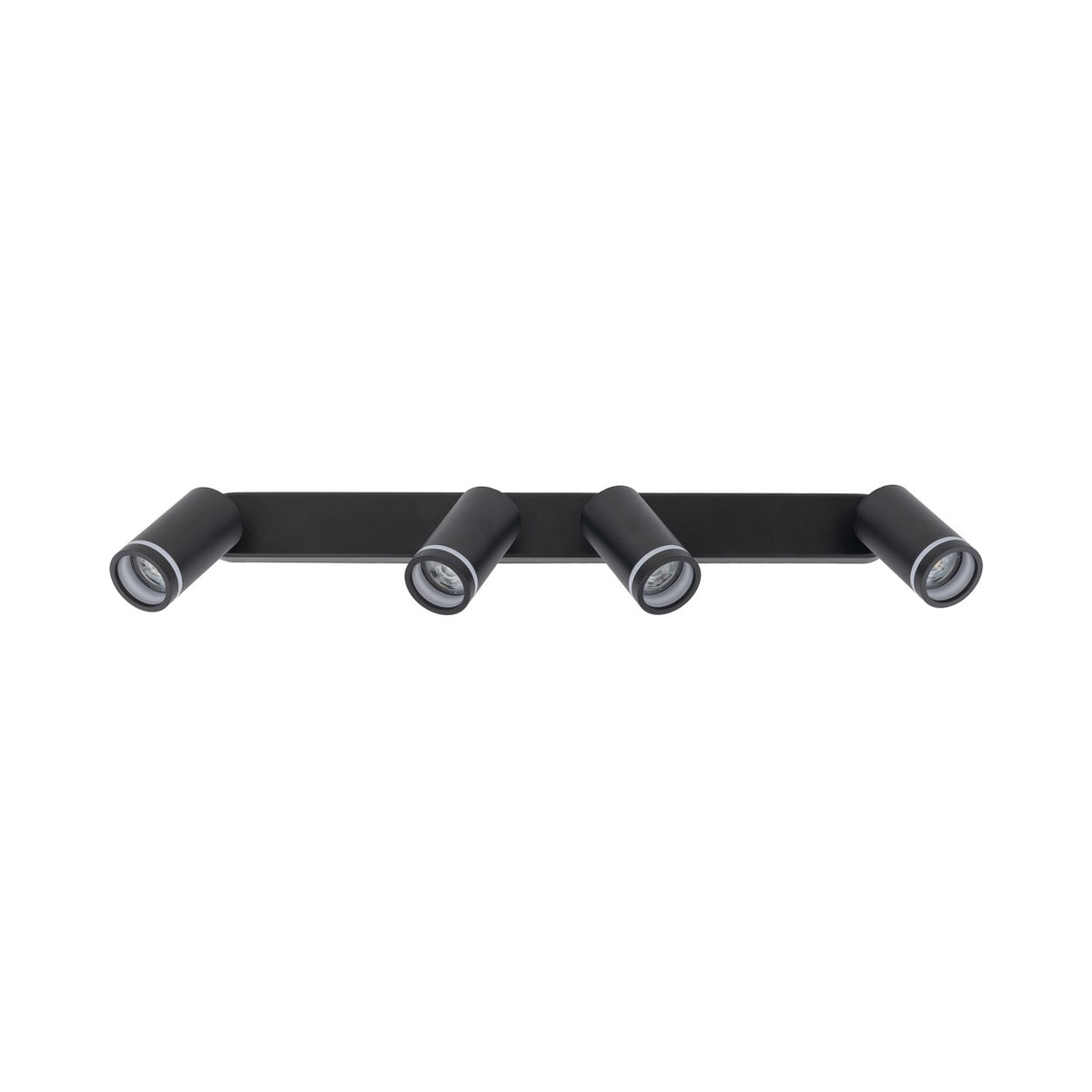 Plafonieră Jet din metal, negru, 4 becuri