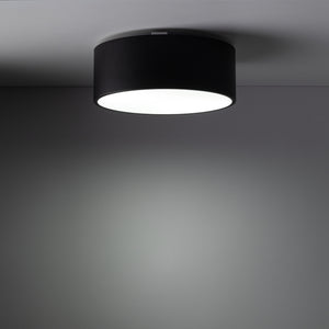 Plafonieră Livo din metal, negru, 2 becuri