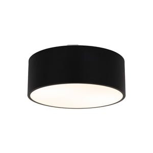 Plafonieră Livo din metal, negru, 2 becuri