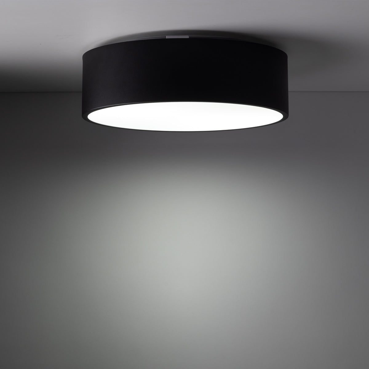 Plafonieră Livo din metal, negru, 3 becuri