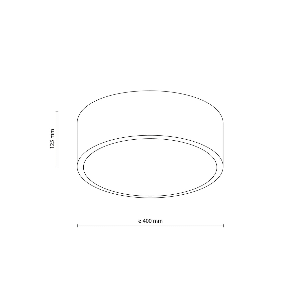 Plafonieră Livo din metal, negru, 3 becuri